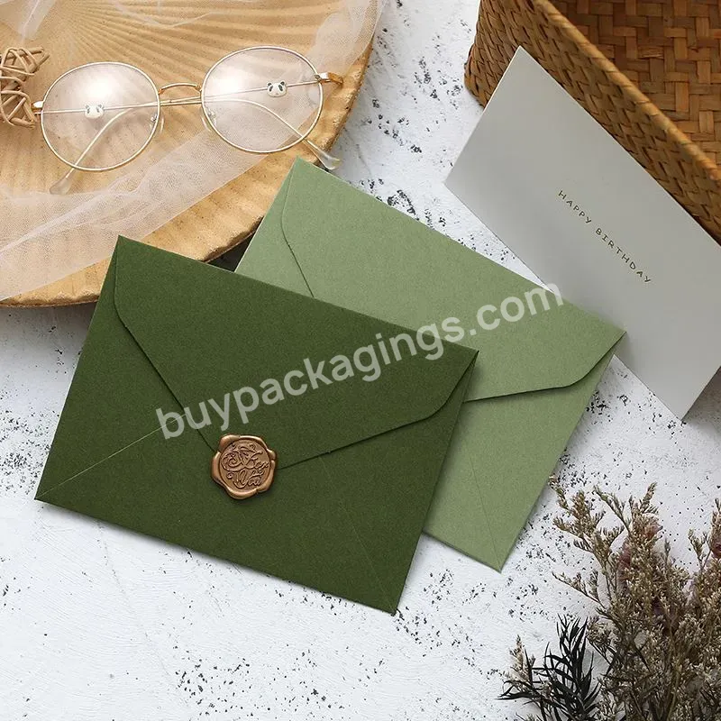 Custom Green Cardboard Recycled Envelope Envelopes Letter Premium Envelope For Invitations Greeting - Buy Custom Green Cardboard Recycled Envelope,Packaging Envelope Pearl Paper Envelopes Envelope For Invitations Greeting,Custom Letter Premium Envelo