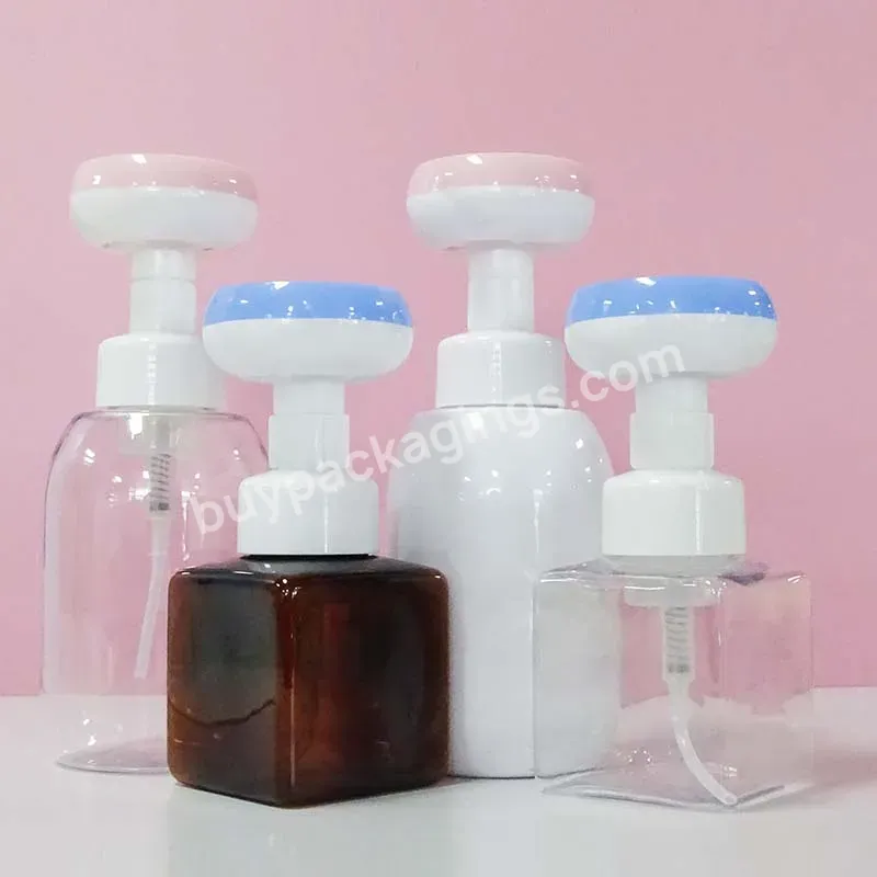 Custom Hand Sanitizer Wash Foaming Liquid Soap Bottle Cleanser Flower Foam Pump Bottleottles