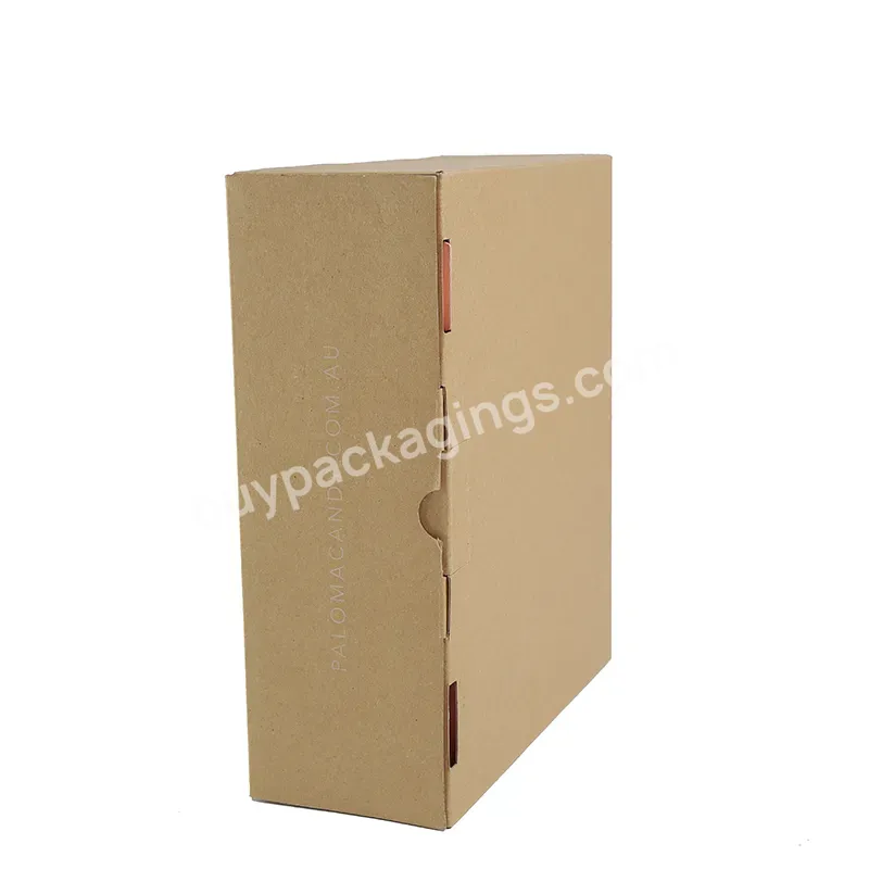 Custom Handmade Simple Bespoke Foldable Corrugated Printing Carton Cardboard Box