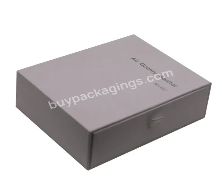 Custom Hard Cardboard Sliding Drawer Storage Box Jewelry Gift Packaging