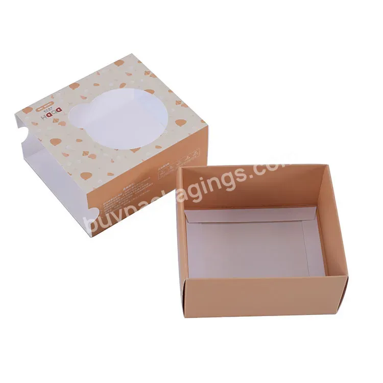 Custom Hard Gift Ccake Food Box 300gsm Paper Packaging Box