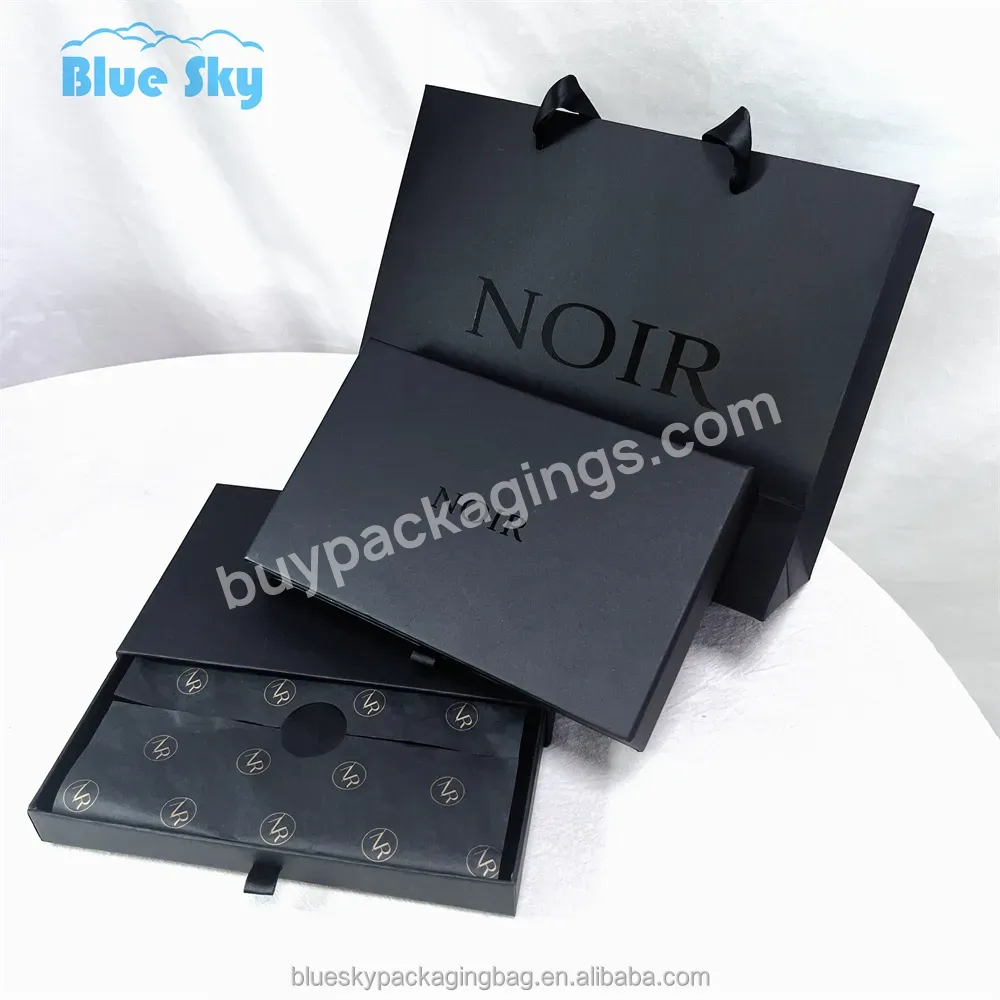 Custom Hard Paper Cardboard Card Drawer Packaging Jewelry Gift Box With Uv Logo Printed
