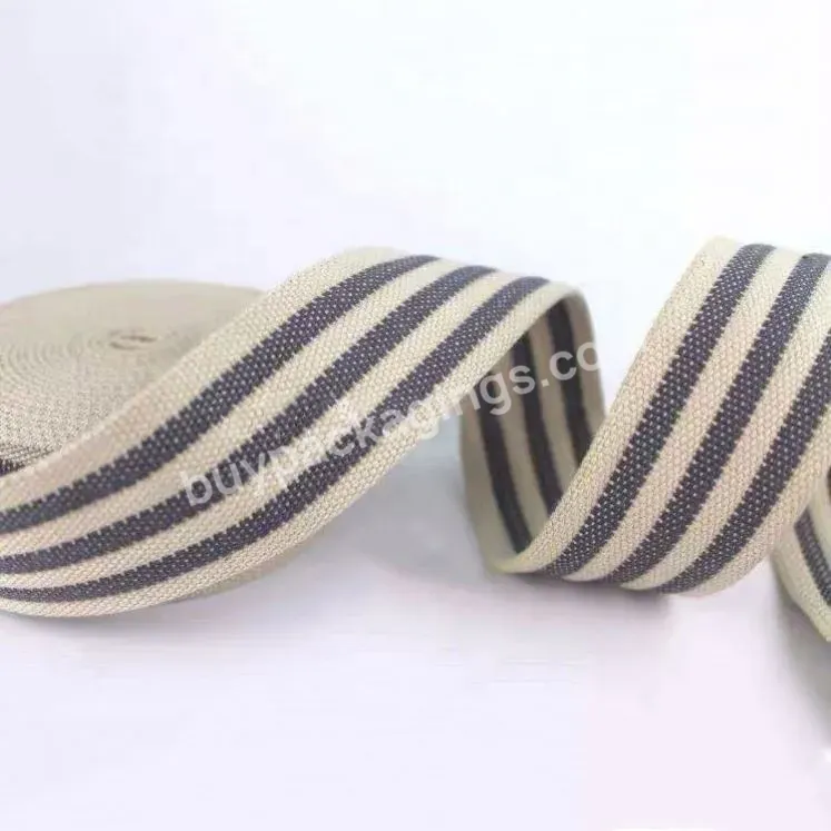 Custom Heavy Jacquard Cotton Webbing Strap Stripe - Buy Cotton Webbing Strap Stripe,Heavy Cotton Webbing,Striped Jacquard Cotton Webbing Strap.