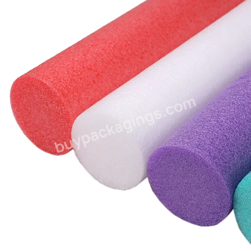 Custom High Density Sponge Foam Rod Sleeve Protective Hollow Rubber Polyethylene Sponge Eva Epe Foam Tube