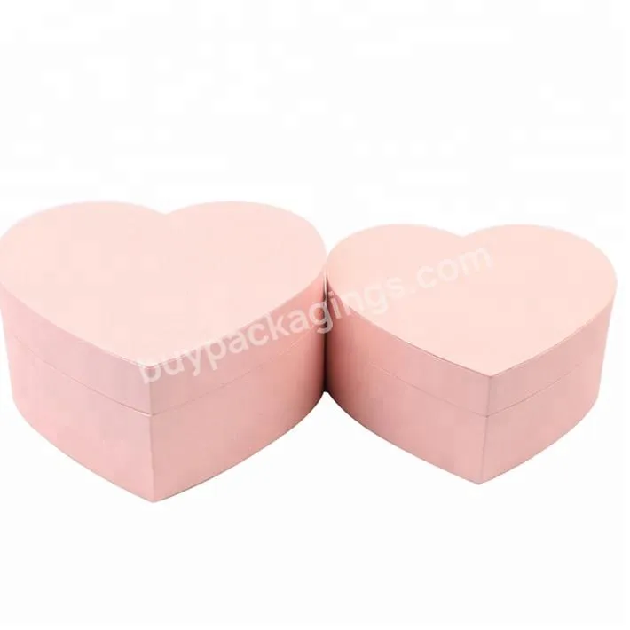 Custom High-end Heart Shape Rigid Cardboard Waterproof Flower Box with Plastic Insert Flower Packaging Pantone Color & CMYK