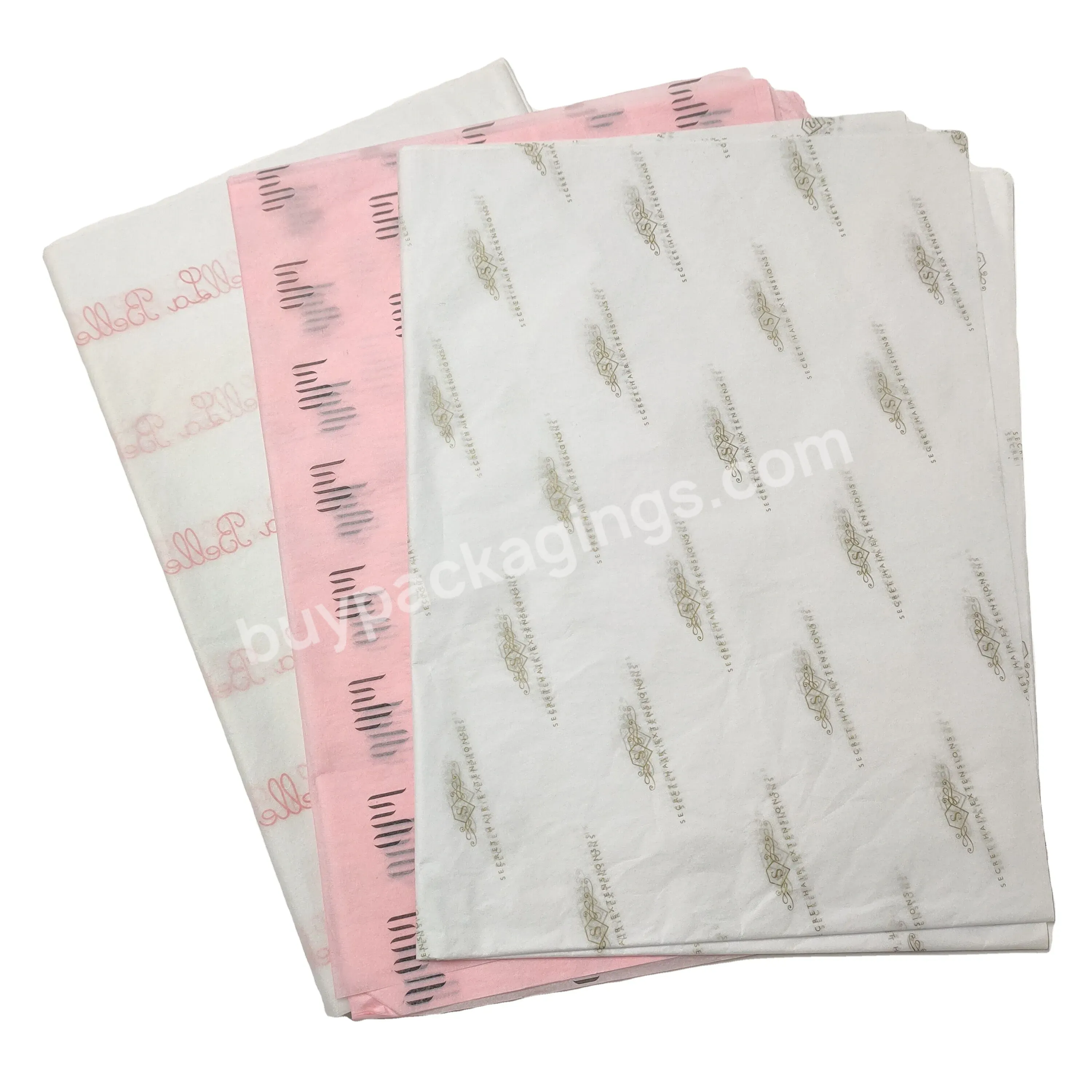 Custom High Quality 17g Printed Logo Gift Wrapping Paper Clothing Tissue Paper