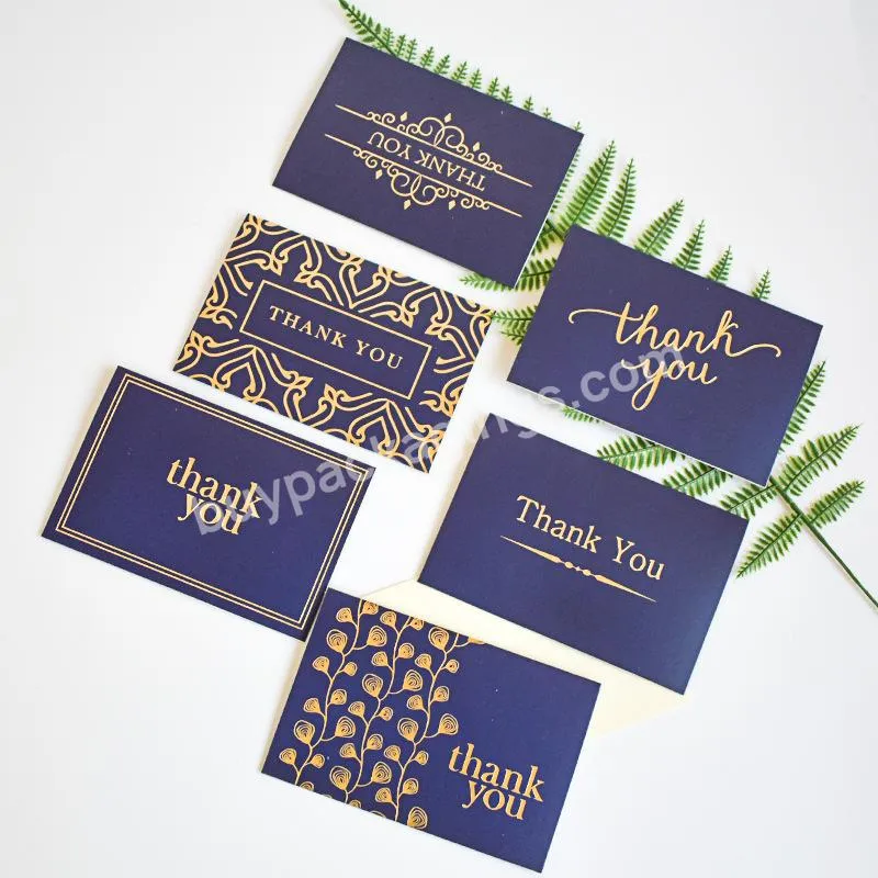 Custom High Quality Factory Price Frosted Thank You Stickers and Cards For Small Business Clothing Business Cards
