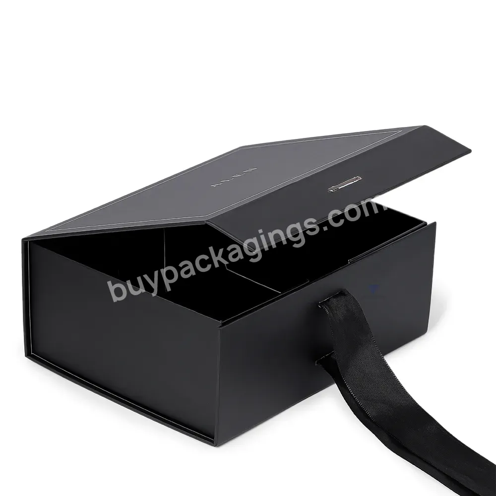 Custom High Quality Folding Box Paper Cardboard Magnetic Foldable Low Price Cardboard Gift Packaging Folding Paper Box