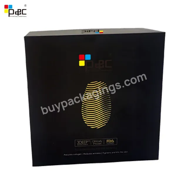 Custom High Quality Paper Black Square Luxury Packaging Gift Box
