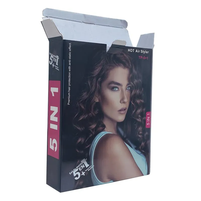 Custom High Quality  Printed Curling Iron Packaging Box Corrugated Shipping Boxes Packaging