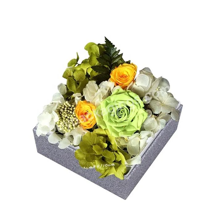 Custom High Quality Square Cardboard Special Paper Flower Box Flower Packaging Wholesale with Clear Lid Accept,accept Cygedin