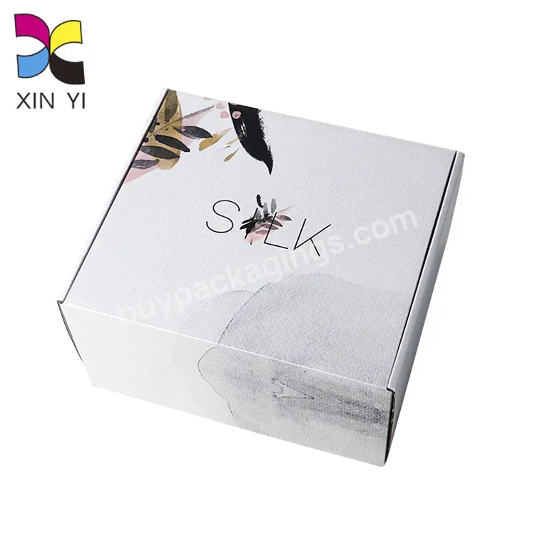 Custom High Quality White Corrugated Gift Shipping Boxes For Packiging Recycled Paper