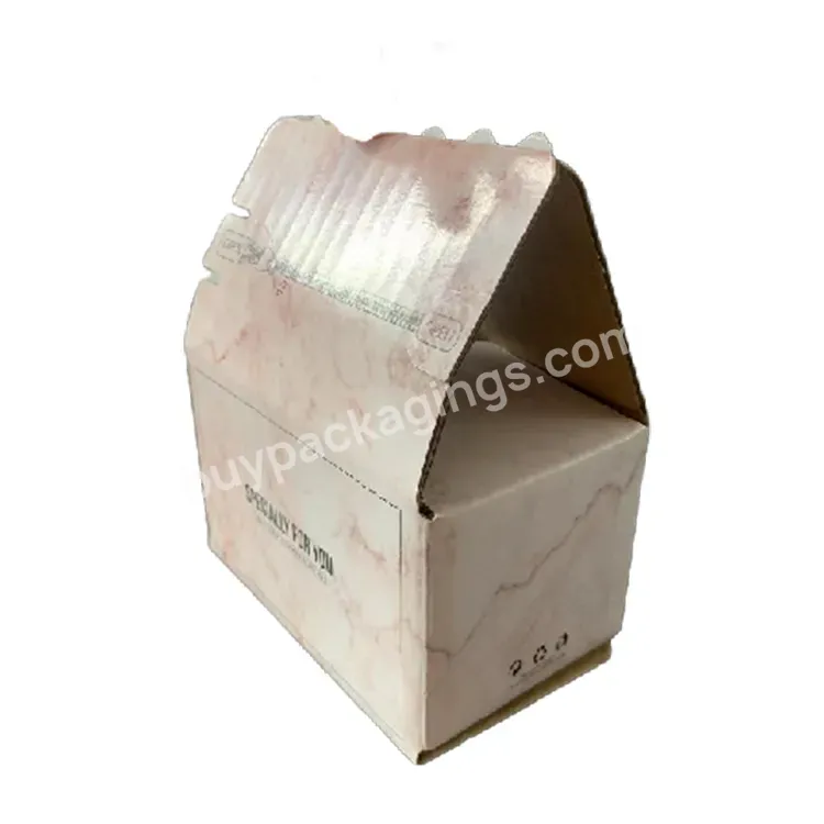 Custom High Quality Zipper Corrugated Carton Easy Tear Cardboard Express Shipping Box