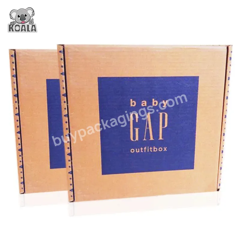 Custom Hot Sale Best Price Personalized Corrugated Paper Baby Blanket Gift Box