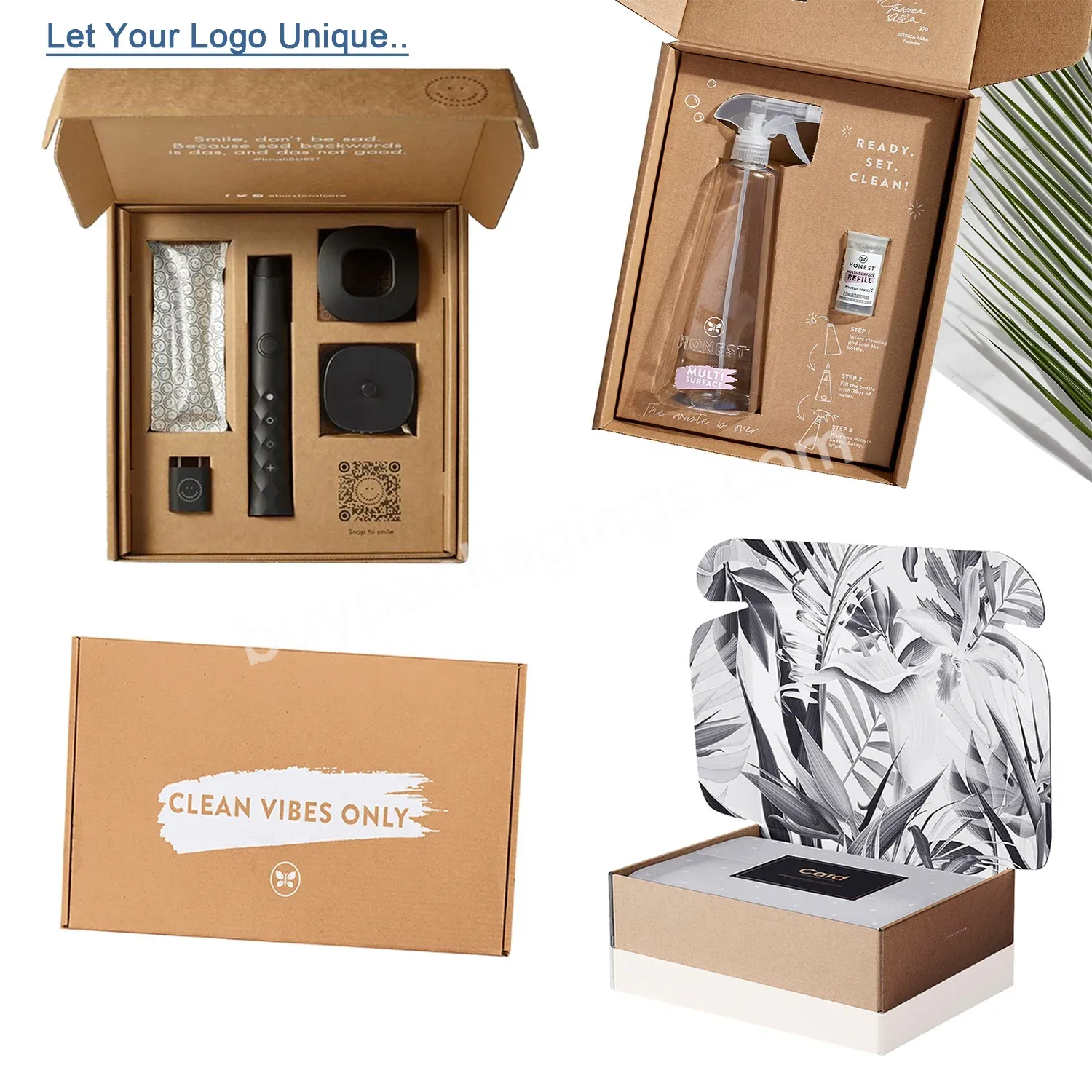 Custom Hot Sale Color Printing Kraft Corrugated Cardboard Foldable Envelope Mailing Mailer Shipping Packaging Box