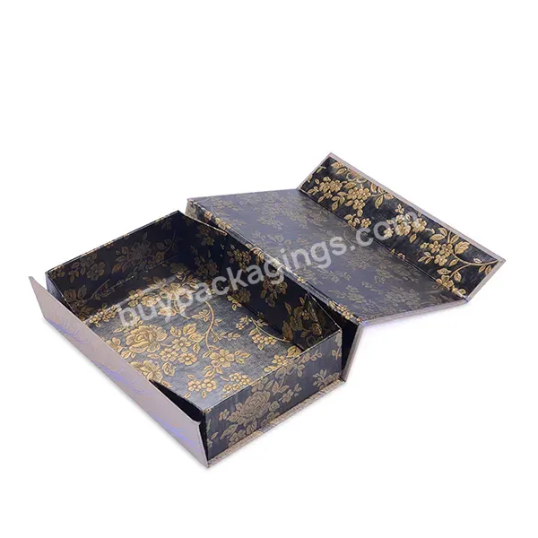 Custom Hot Stamping Folding Box Design Magnetic Closure Gift Cardboard Box