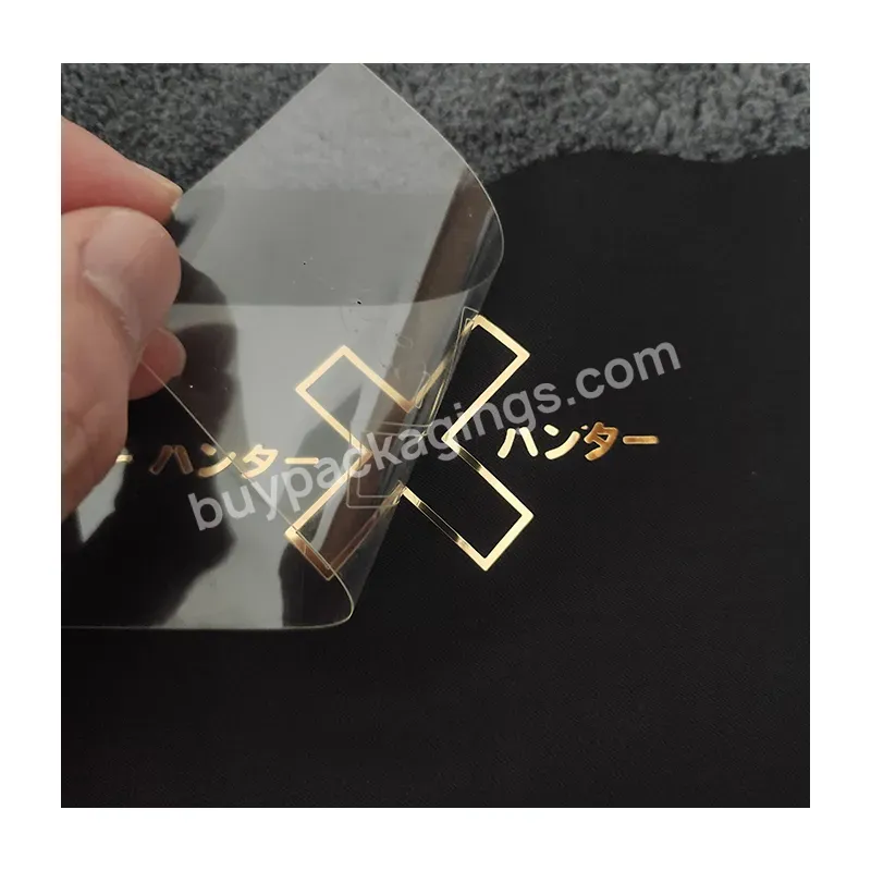 Custom Hot Stamping Label Heat Transfer Sticker For Clothes