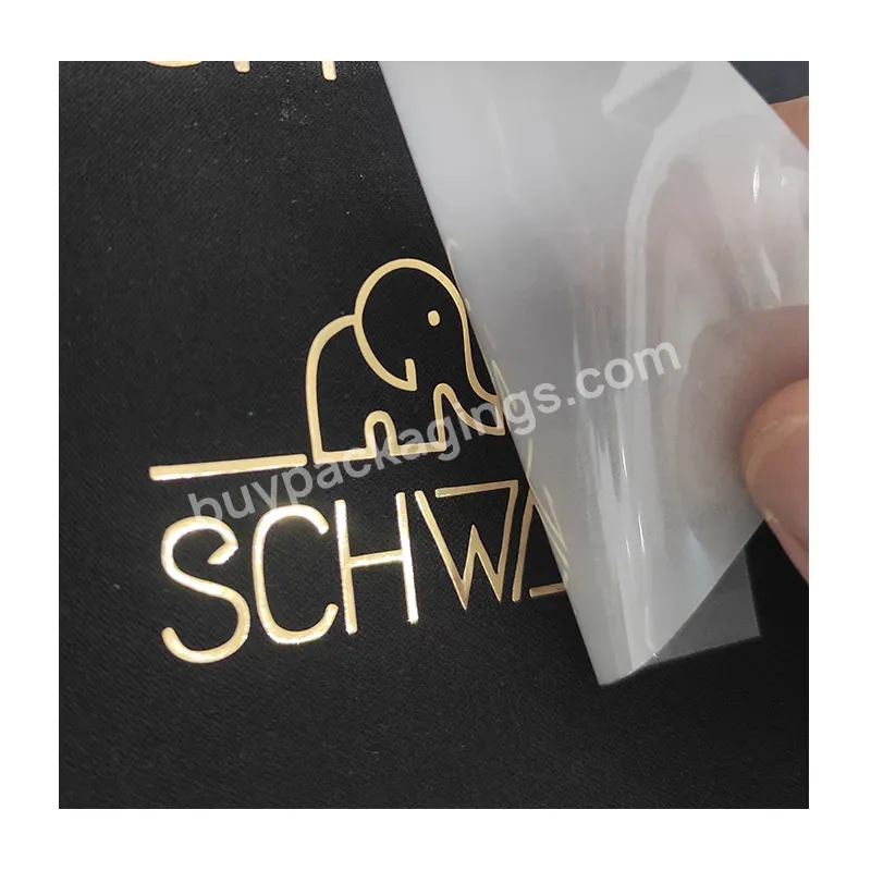 Custom Hot Stamping Label Heat Transfer Sticker For Clothes