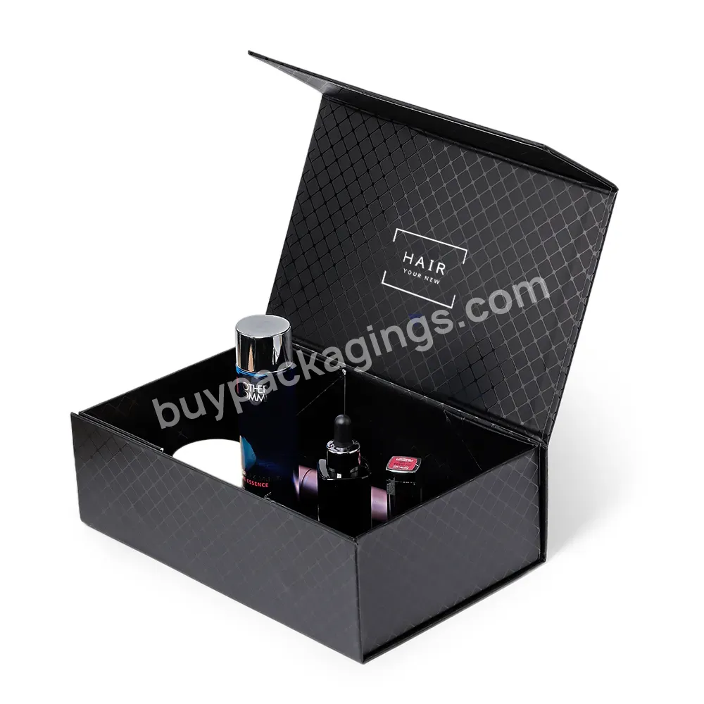 Custom Hot Stamping Logo Festival Paper Packaging Folding Box For Magnetic Gift Box