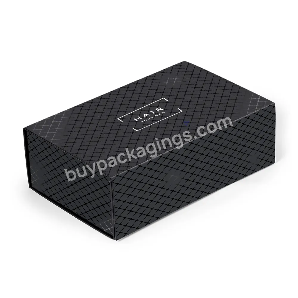 Custom Hot Stamping Logo Festival Paper Packaging Folding Box For Magnetic Gift Box