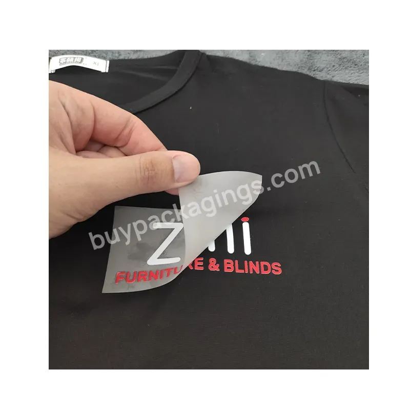 Custom Iron On Print Clothing Back Tagless Neck Labels T Shirts Logo Thermal Transfer Stickers