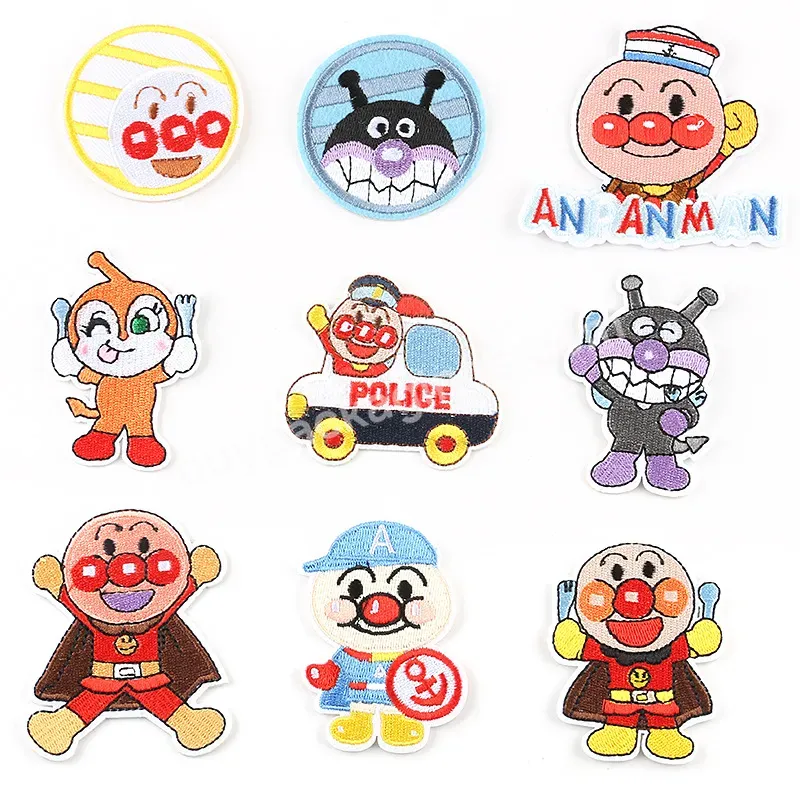 Custom Kids Clothes Anime Embroidery Designer Iron On Patches