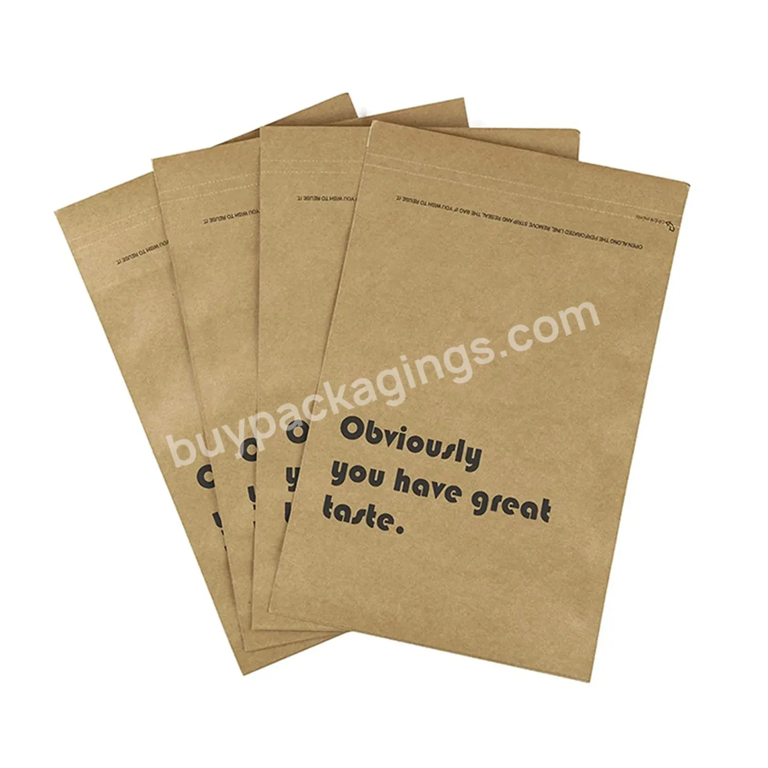 Custom Kraft Bubble Mailer Padded Envelopes Courier Bag Luxury Packaging Kraft Paper Mailing Bags Shoes & Clothing Llc 500pcs