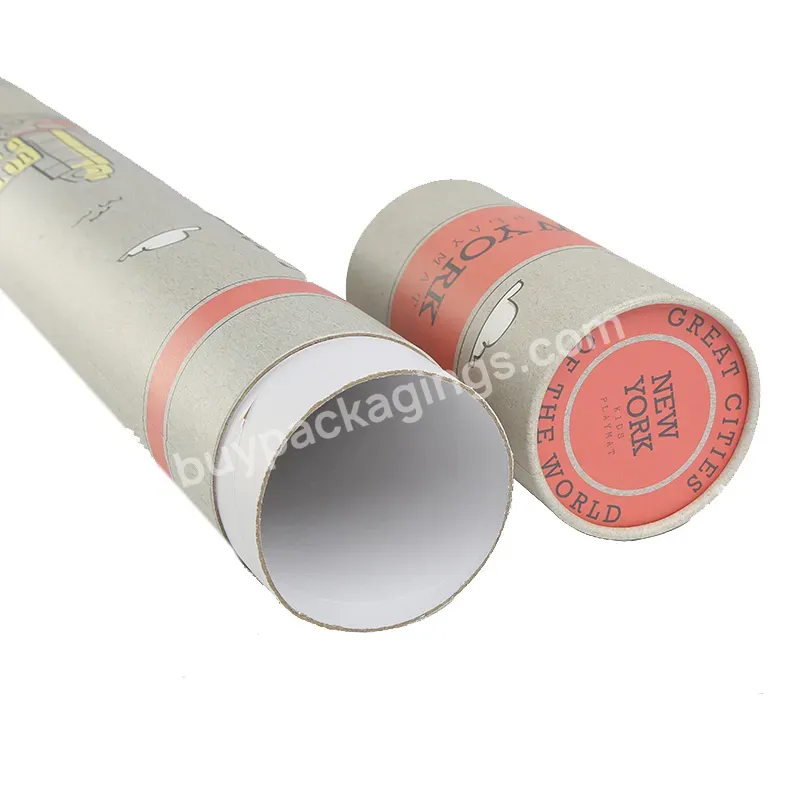 Custom Kraft Cardboard Push Up Gift Paper Tube For Cosmetics Packaging And Wax Paper Bottle Packing
