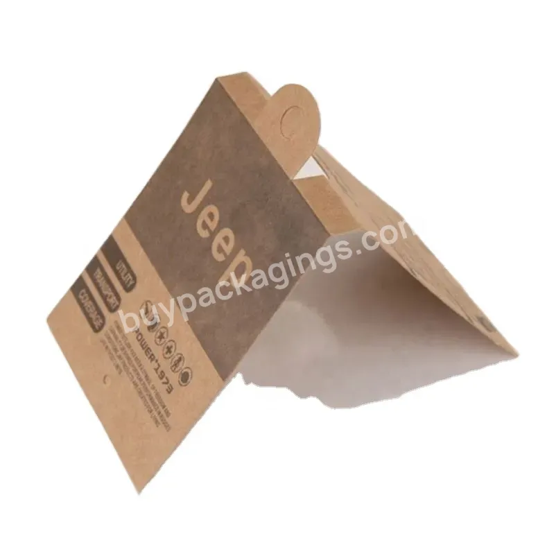 Custom Kraft Paper Perforation Cardboard Socks Packaging Belly Bands Hole Sock Wrap Labels