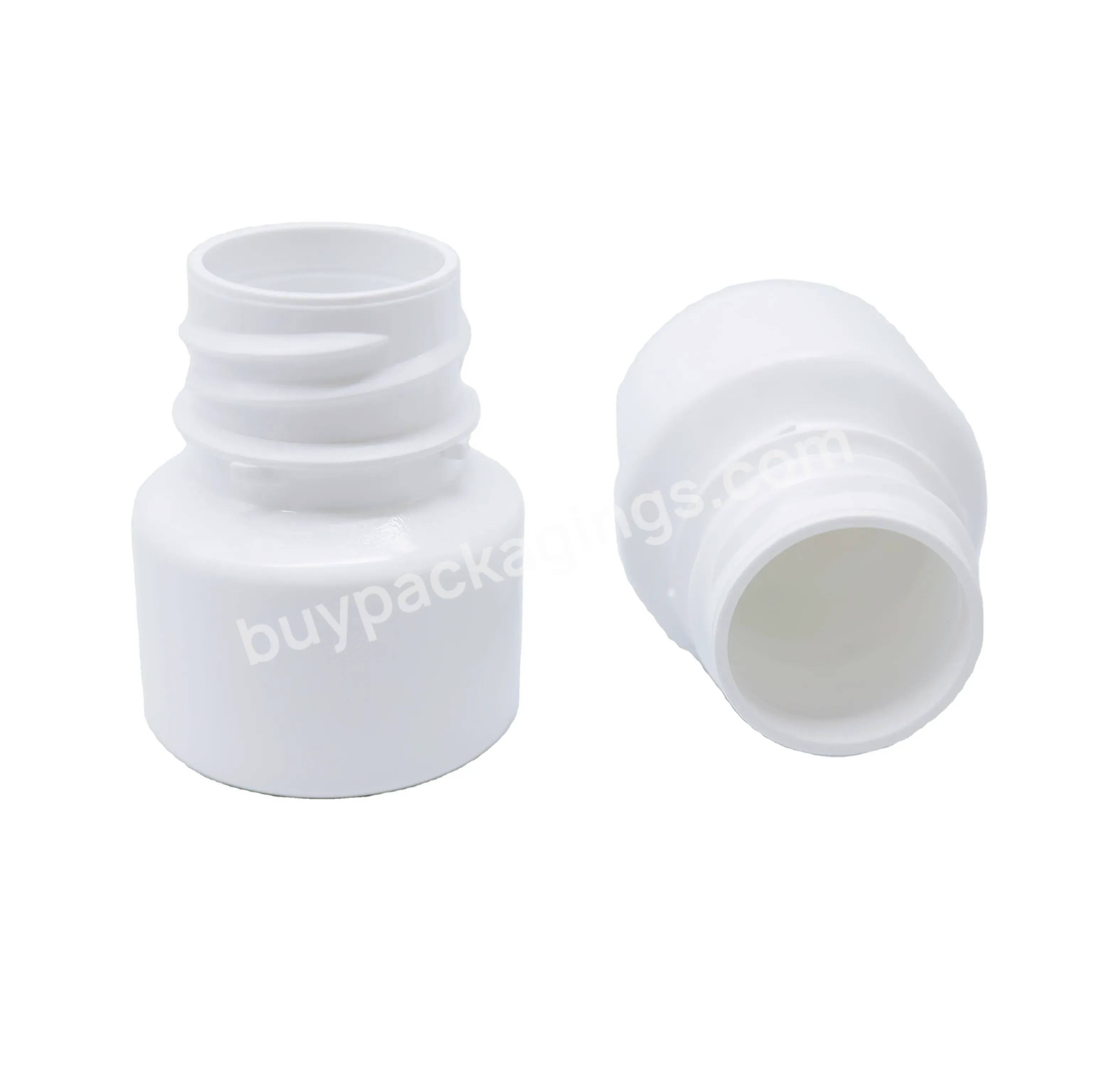 Custom Label White 35ml Child Proof Containers Plastic Hdpe Opaque Children Proof Pill Tablets Bottle Packaging