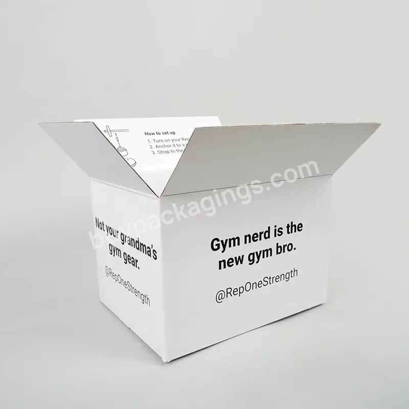 Custom Large Corrugated Paper Garment Clothing Packaging Box