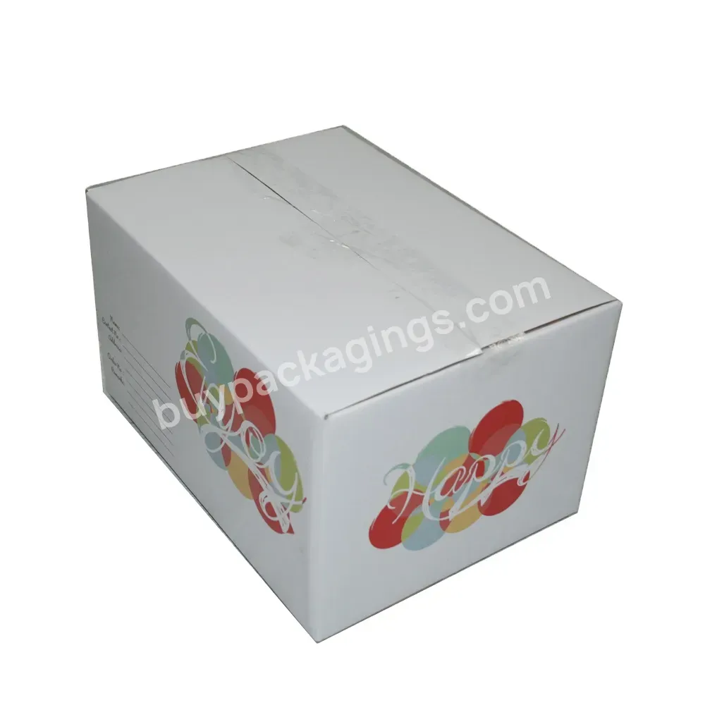 Custom Large Size White Corrugated Cardboard Packaging Shipping Boxes Paper Boxes Printing Carton Box With Logo