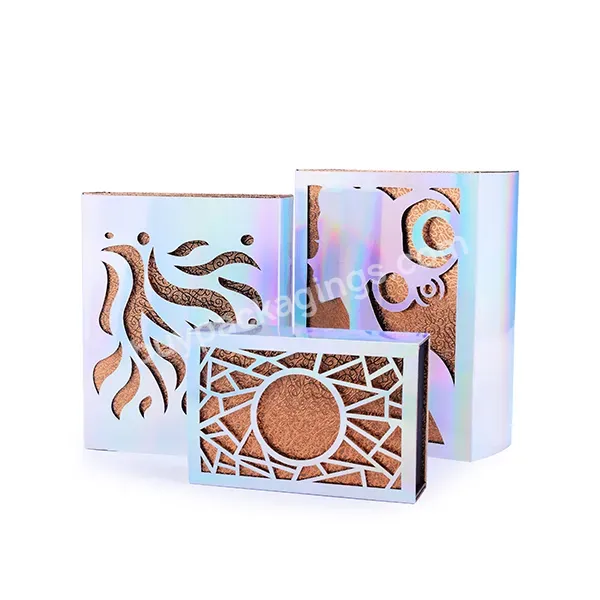 Custom Laser Cutting Colorful Rigid Folding Sleeve Paper Box For Makeup