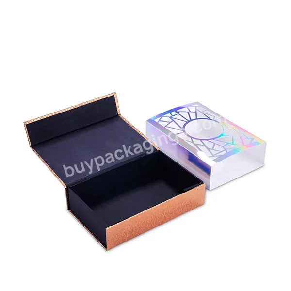 Custom Laser Cutting Colorful Rigid Folding Sleeve Paper Box For Makeup