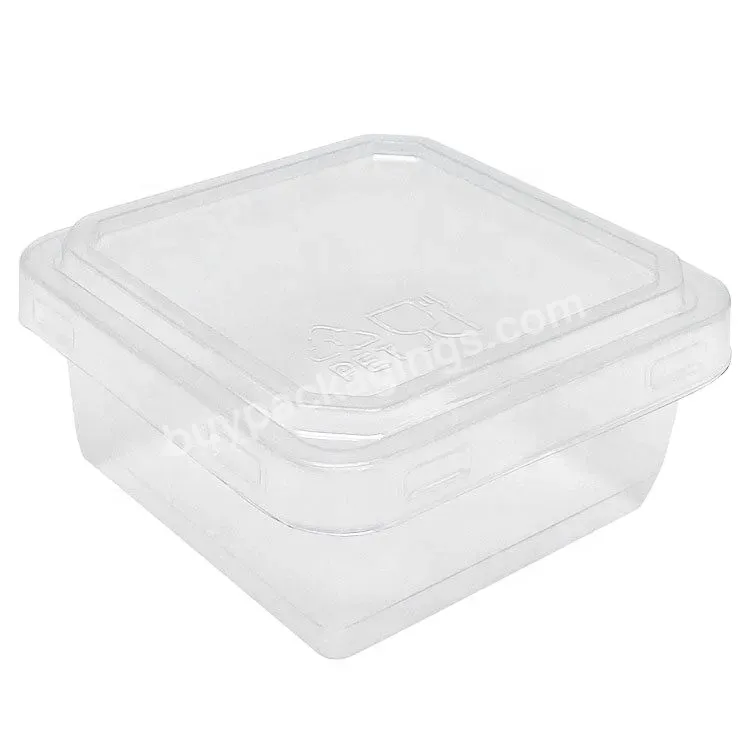 Custom Logo 12 16 20 Oz Disposable Deli Container For Food Clear Plastic Packing Pp Pet Dessert Deli Cup With Lids