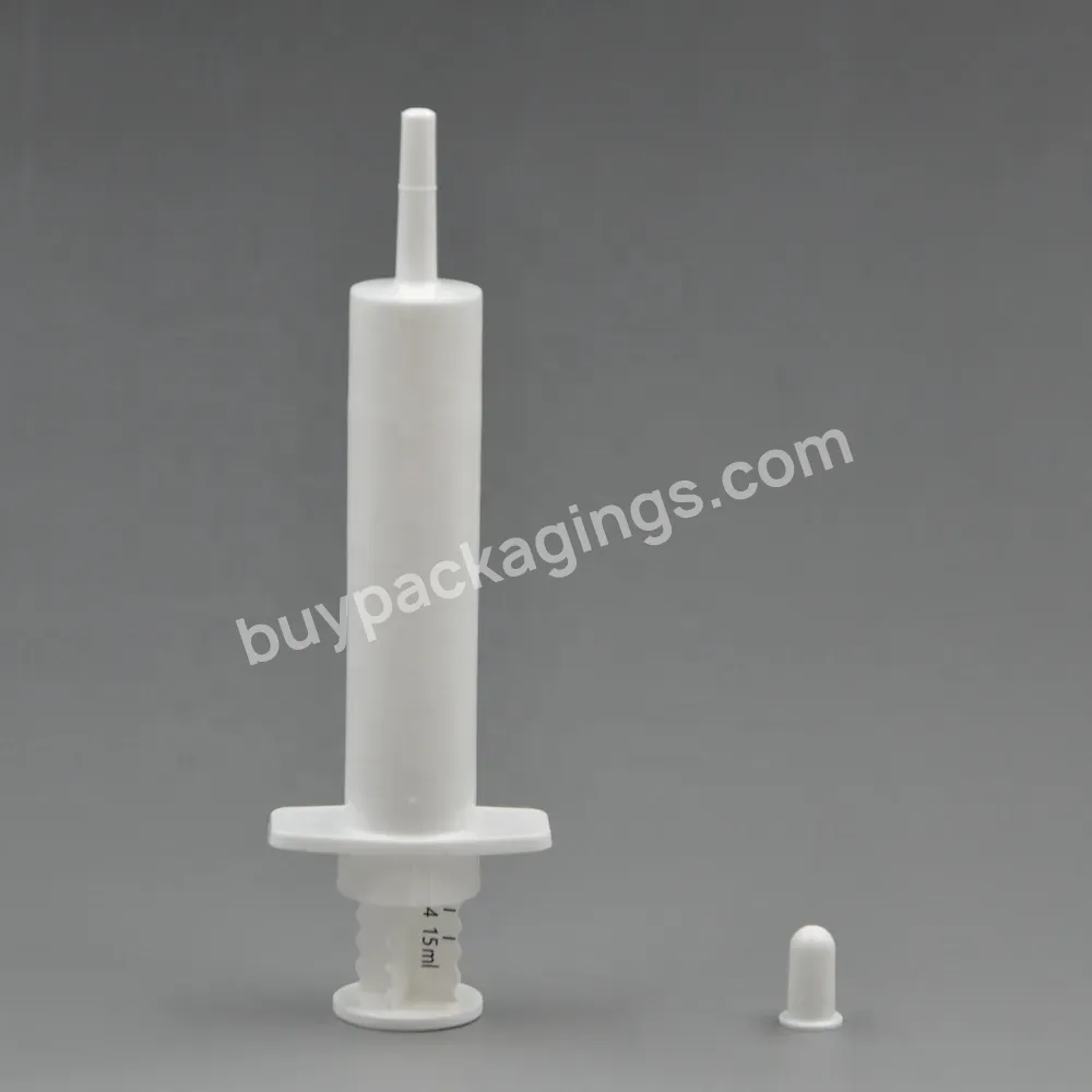 Custom Logo 15ml Oral Feeding Syringe Plastic Feeding Pets 15cc Syringe For Dogs Cats