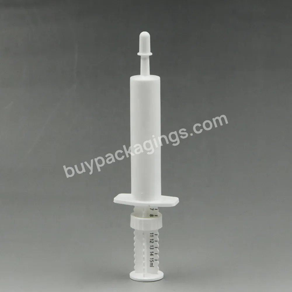 Custom Logo 15ml Oral Feeding Syringe Plastic Feeding Pets 15cc Syringe For Dogs Cats