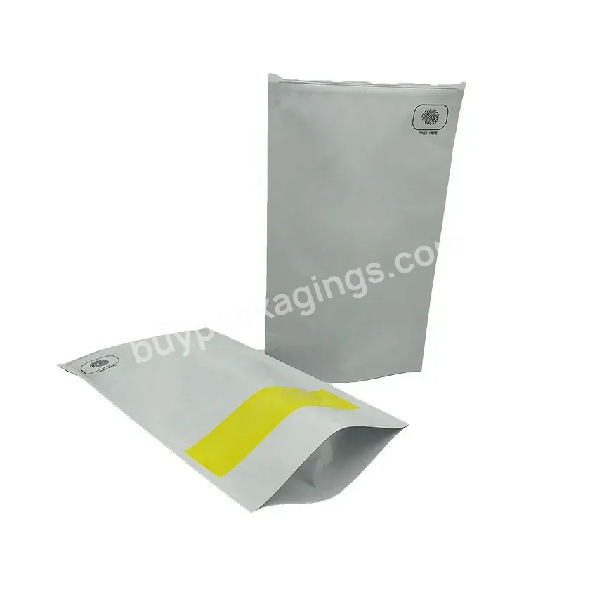 Custom Logo 3.5g 7g 14g 28g 1oz Aluminium Foil Soft Touch Stand Up Child Resistant Mylar Bag