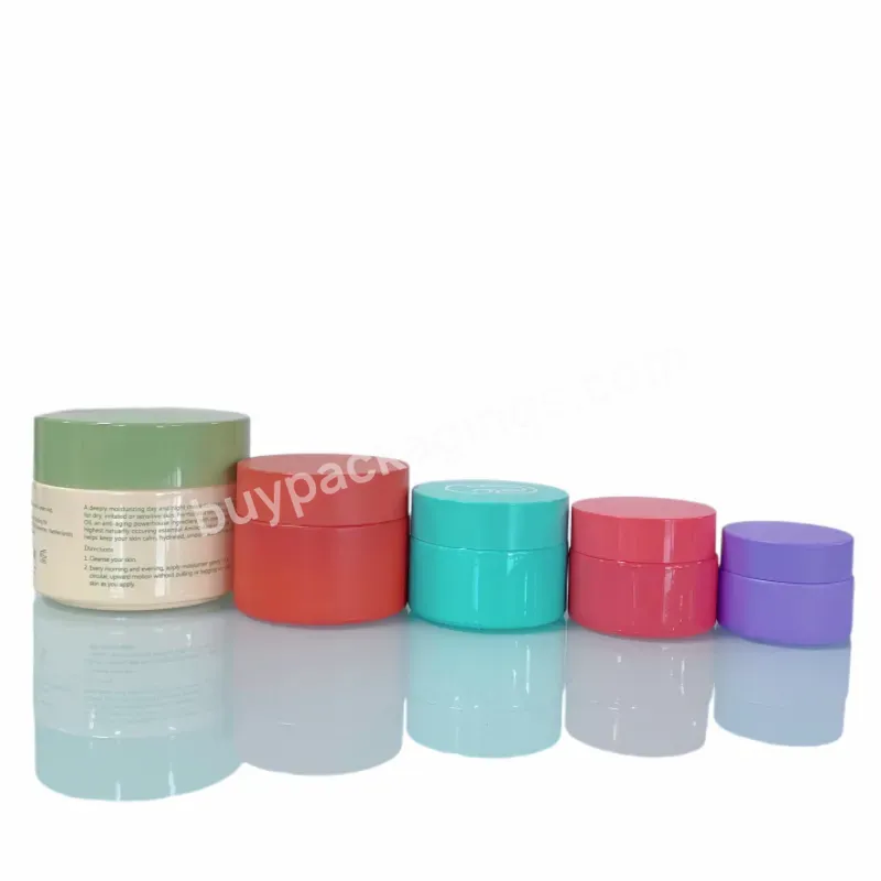 Custom Logo 3g 5g 10g 15g 20g 30g 50g 60g 100g 200g 250g Facial Cream Mask Container Lip Scrub Container Glass Jar