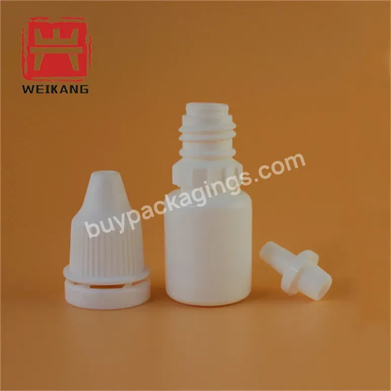 Custom Logo 5ml 10ml Hdpe Medicine Dropper Bottle 5ml Eye Drop