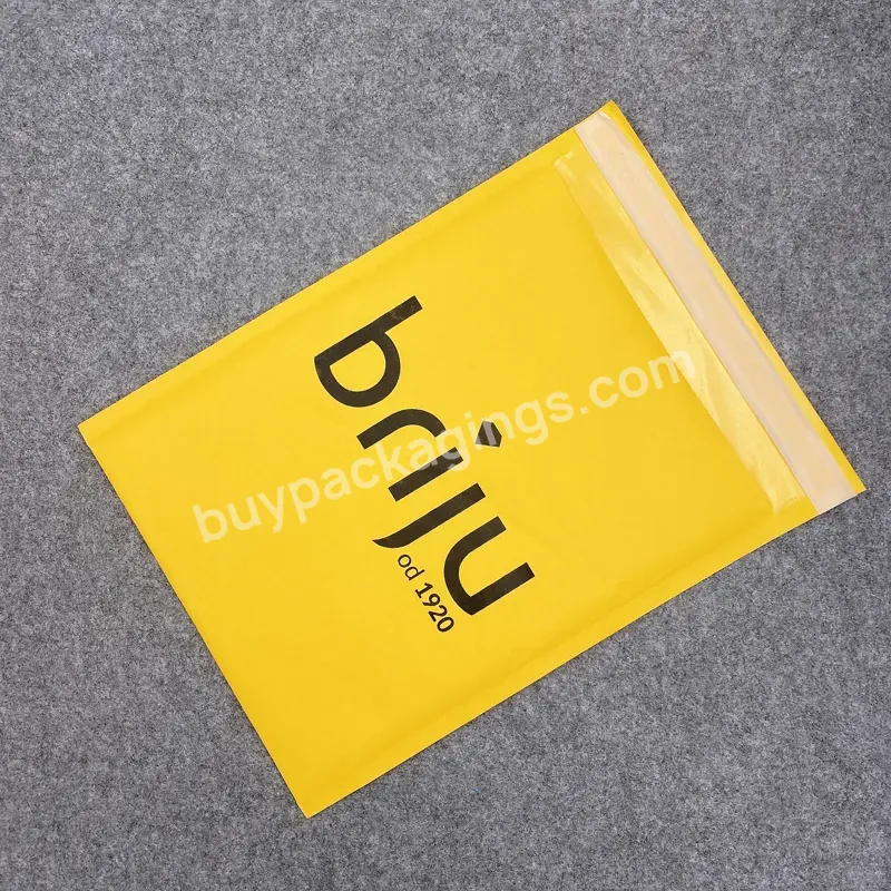 Custom Logo 6*8 Kraft Bubble Mailers Shockproof Thick Bubble Envelopes Safer Shipping Padded Paper Bags With Cushioning