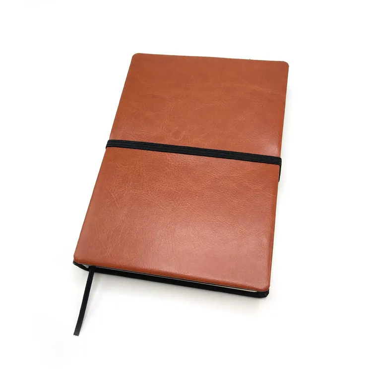 Custom Logo A5 Hardcover Travel Notbook Journal PU Leather Dot grid 160gsm thicken Paper Aganda  Buy Online Stationery