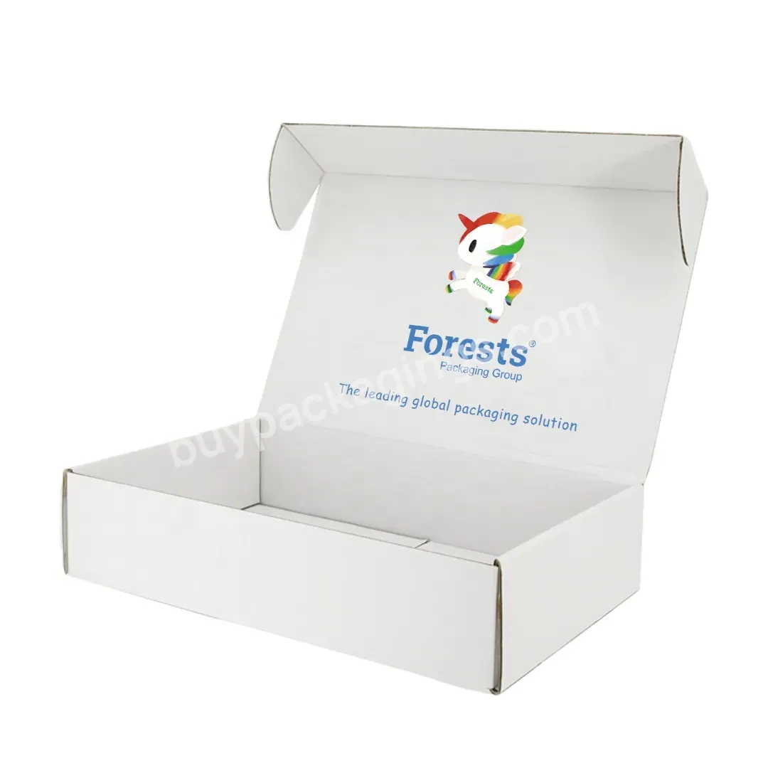 Custom Logo Airplane Gift Cardboard Clothing Folding Clothes And Shoes Mailer Shipping Box