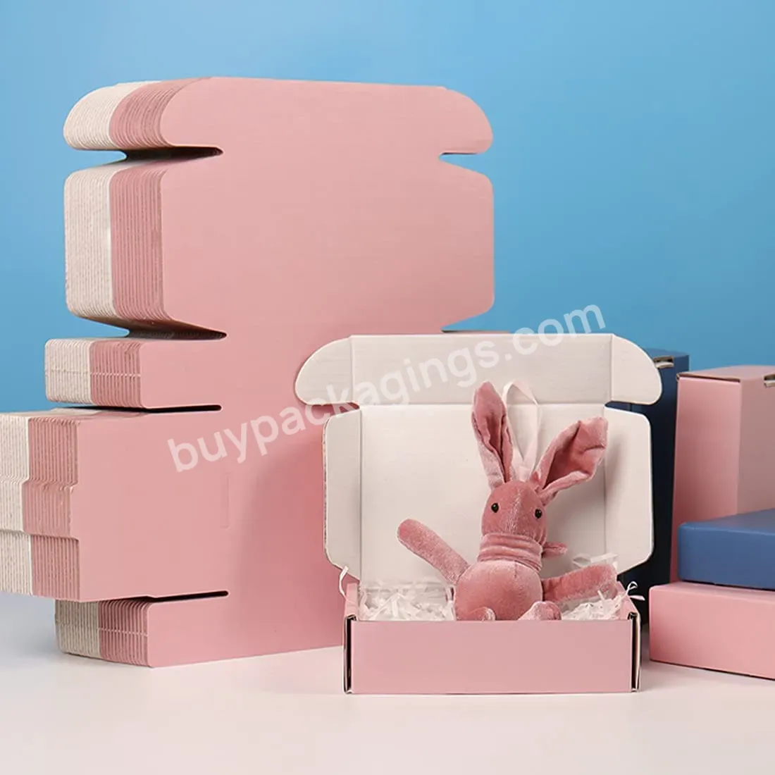 Custom Logo And Printing Corrugated Paper Ecommerce Postal Shipping Box Packing Delivery Mailer Packaging Box