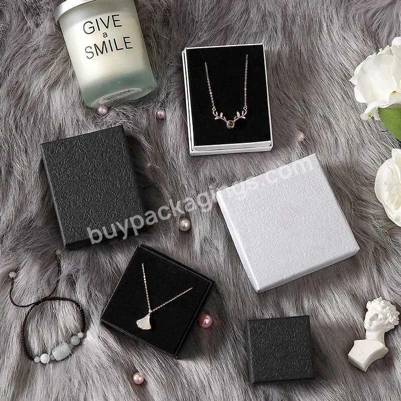 Custom Logo And Printing Luxury Gift White & Black Jewelry Travel Packaging Earring & Ring Paper Box Jewelry Boxes - Buy Paper Jewelry Box,Jewelry Packaging,Purple Glass Display Heart Shaped Kraft Boxes Bracelet Cardboard Transparent Small Packaging