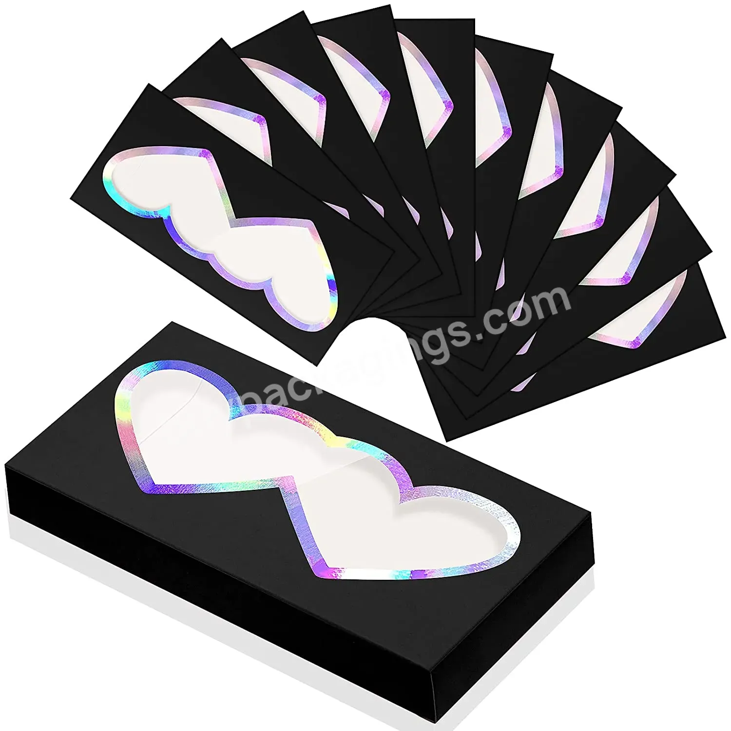 Custom Logo And Shape Eyelash Packaging Storage Box Soft Lash Case Paper Mailer Boxes