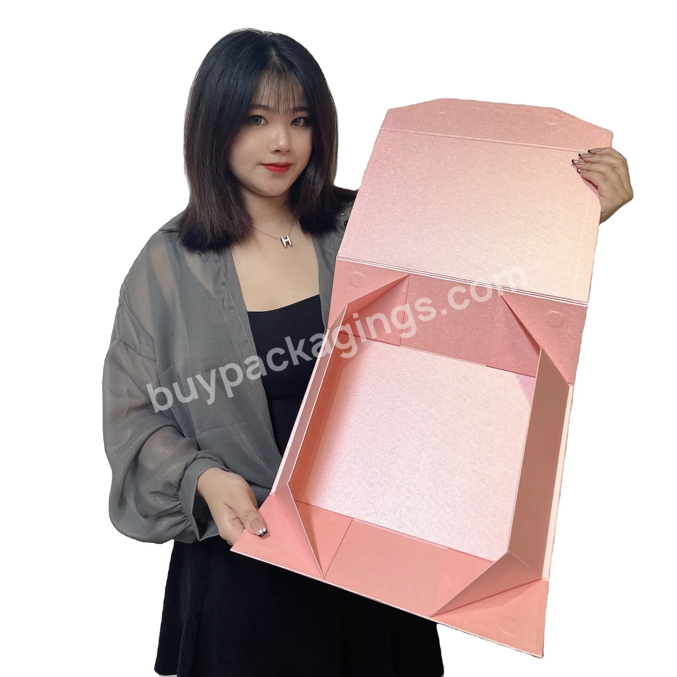 Custom Logo Big Gift Wedding Clothes Large Mailer Box Dress Black Packaging Paperboard Box