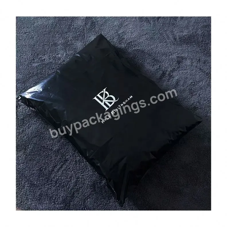 Custom Logo Black Eco Friendly Plastic Poly Mailer Bag Shipping Bags For Clothes Mailing Bags