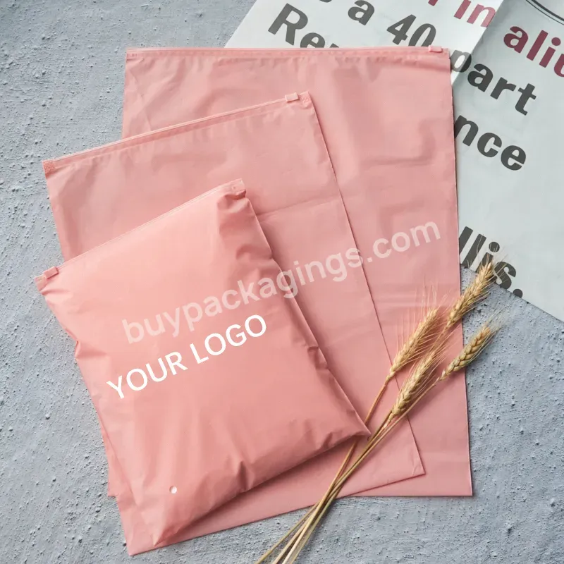 Custom Logo Black Frosted Zipper Packaging Bags Plastic Pvc Eva Slider Zip Lock Poly Bag For Clothes Garment