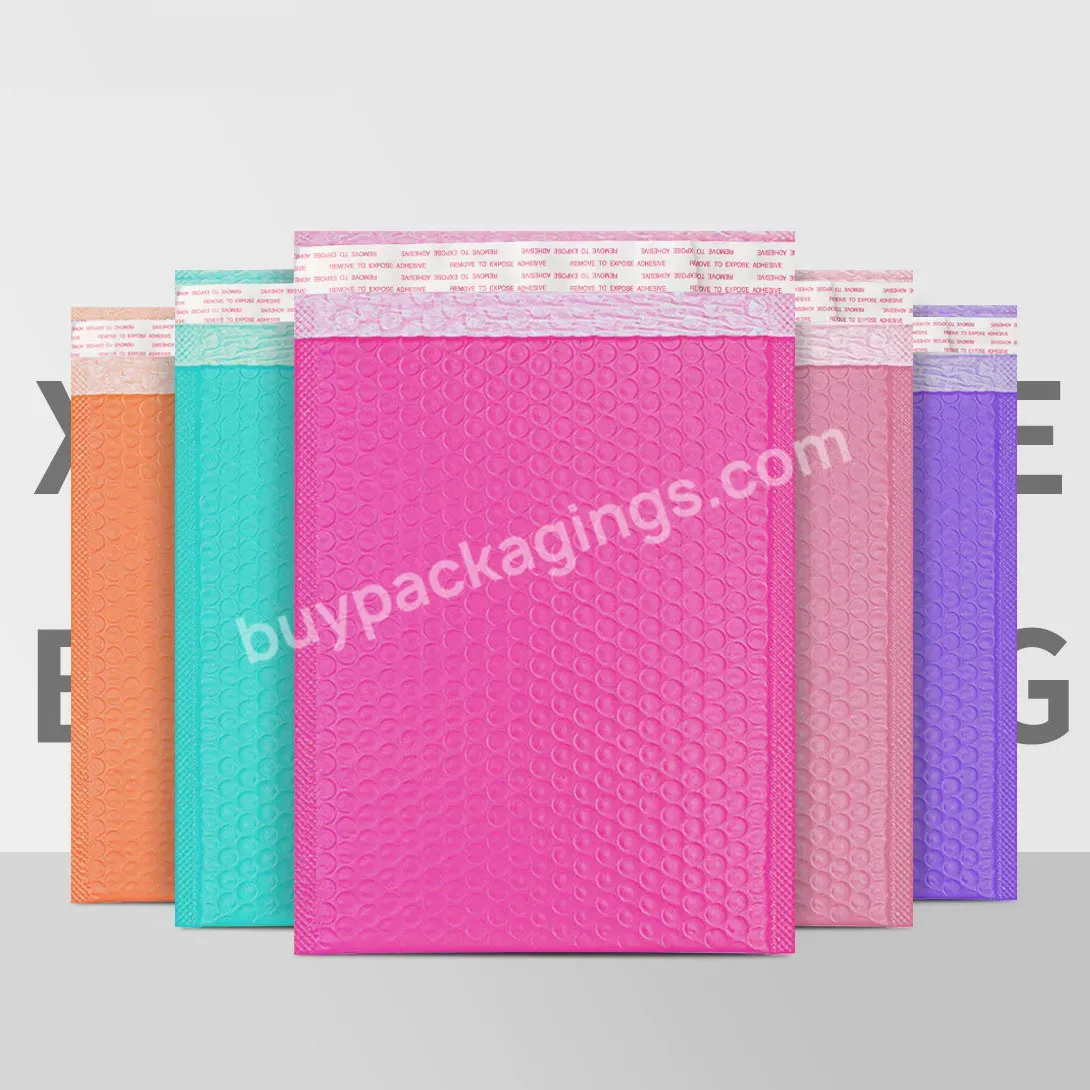 Custom Logo Black Poly Bubble Mailer Padded Envelope Express Shipping Mailing Bubble Mailers